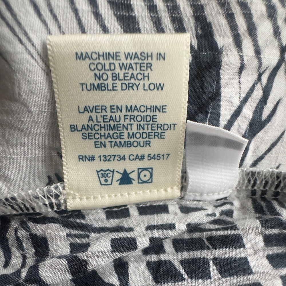 Cloth & Stone Palm Leaf button-down top-Size M - Picture 6 of 6